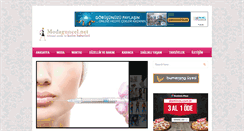 Desktop Screenshot of modaguncel.net